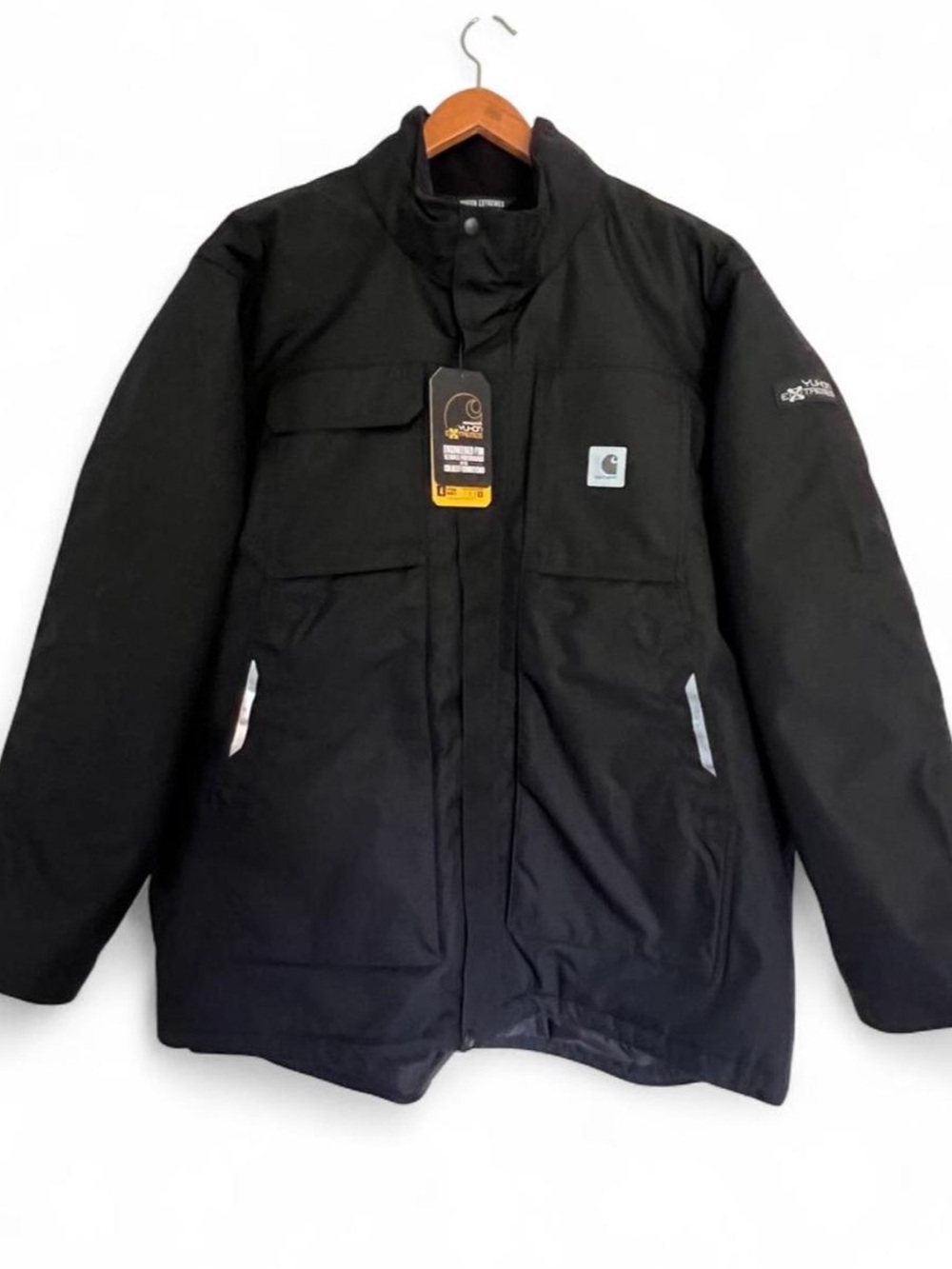 Carhartt Coat Mens 3XL Black Yukon Extremes Parka Insulated Workwear OC4460-M